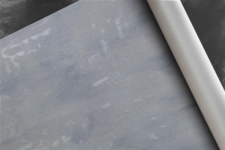 کاغذدیواری طرح پتینه آبرنگی آبی