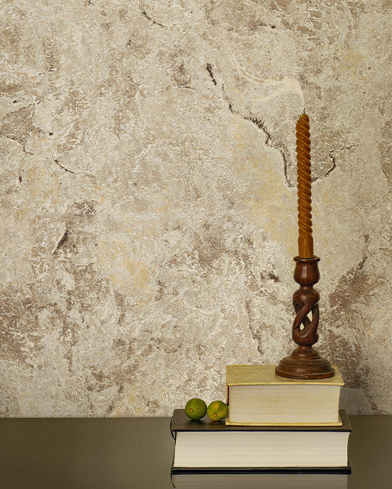 کاغذدیواری پتینه طلایی