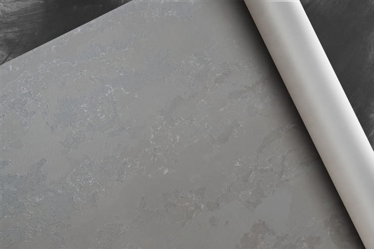 کاغذدیواری مدرن طرح پتینه برجسته سفید