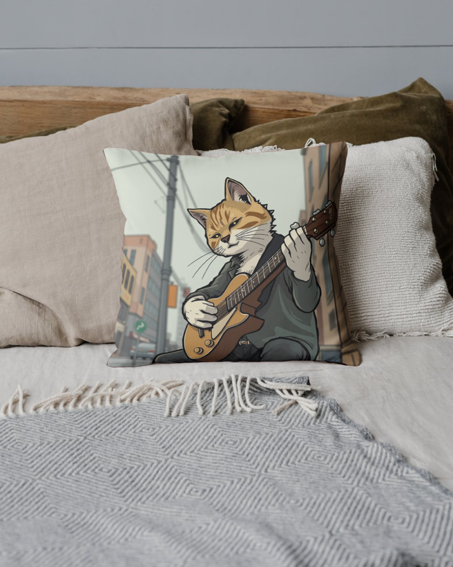 کوسن گربه نوازنده