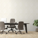 کاغذدیواری طرح هندسی مدرن / سفید شیری / طرح محو