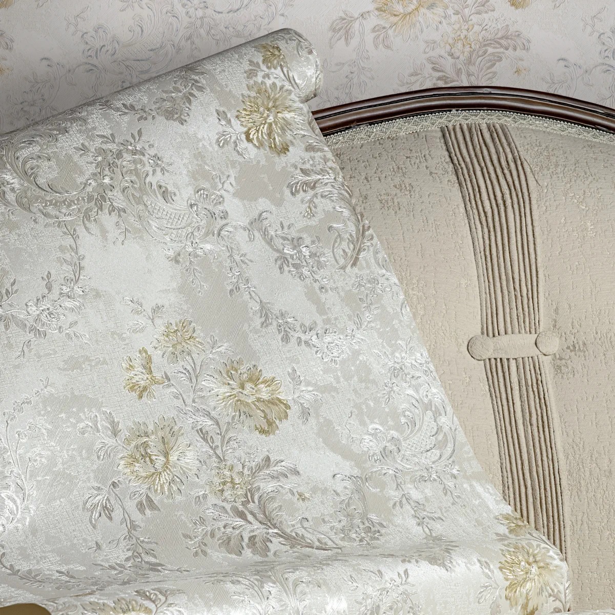 کاغذ دیواری PVC طرح دار