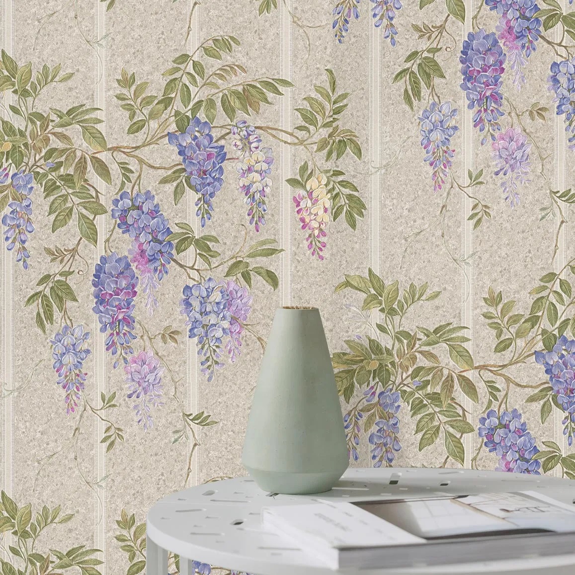کاغذ دیواری PVC طرح دار