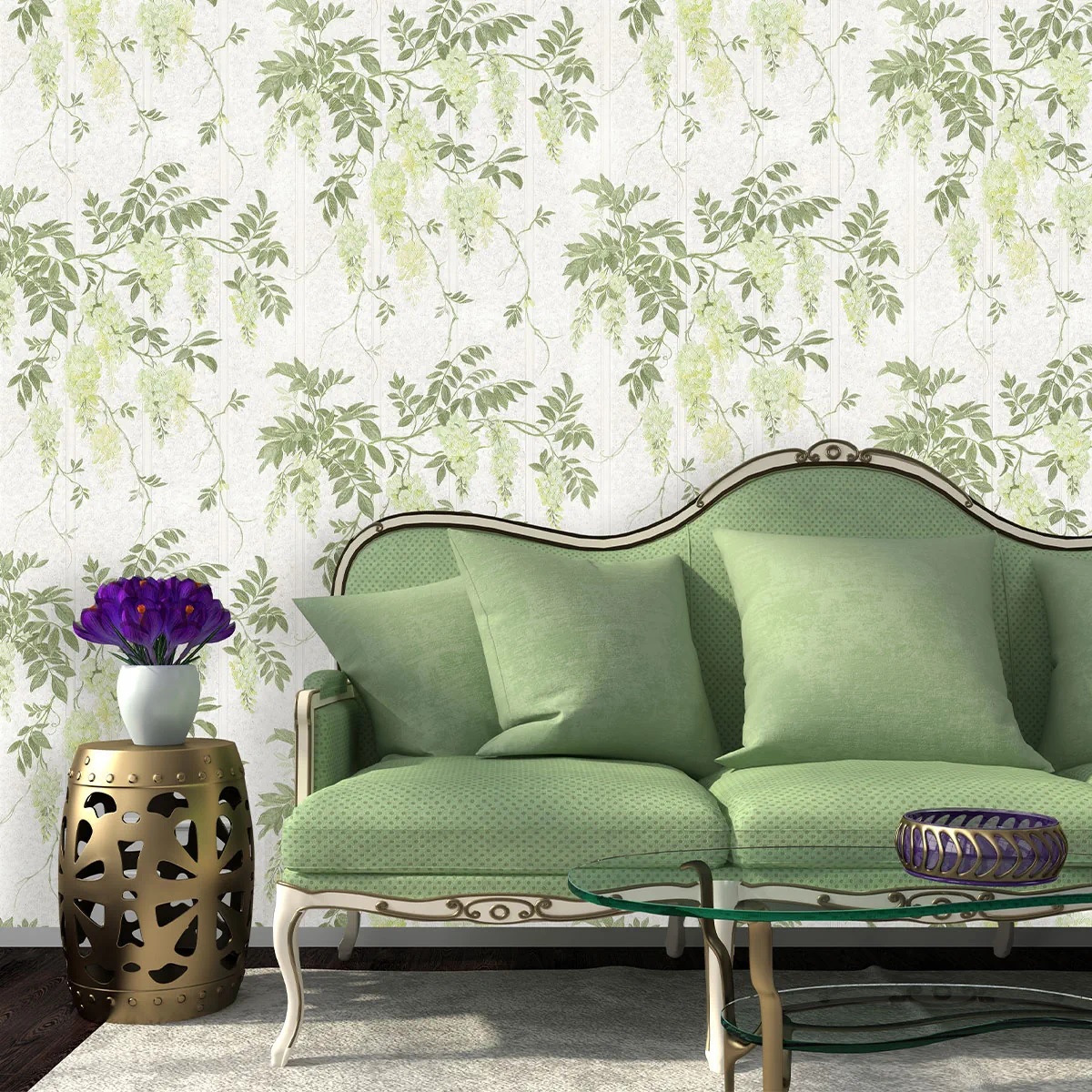 کاغذ دیواری PVC طرح دار