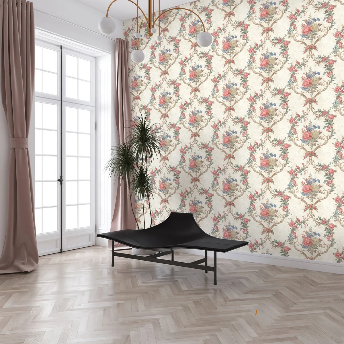 کاغذ دیواری PVC طرح دار